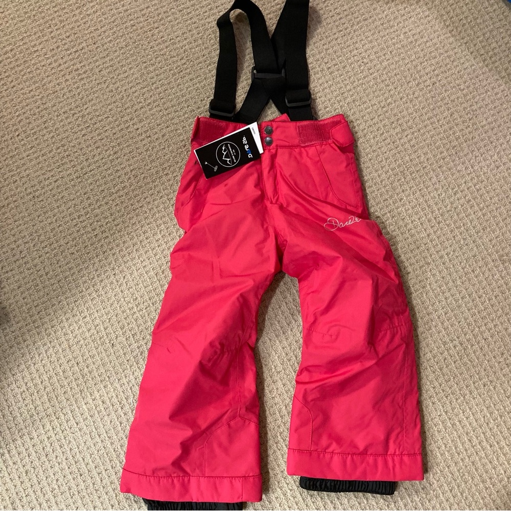 NWT lined snow bibs size 3T/4T